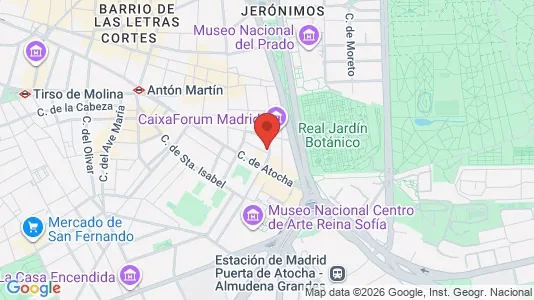 Gewerbeflächen zur Miete i Madrid Retiro – Foto von Google Street View