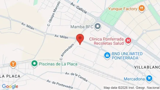 Lokaler til leie i Ponferrada – Bilde fra Google Street View