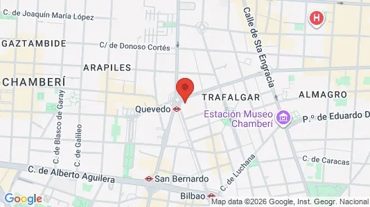 Lokaler til leje i Madrid Chamberí - kort over placeringen