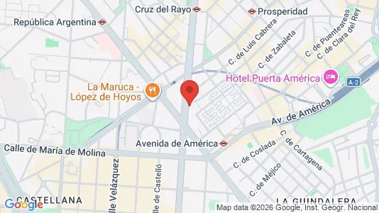 Gewerbeflächen zur Miete i Madrid Chamartín – Foto von Google Street View
