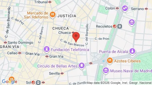 Bedrijfsruimtes te huur i Madrid Centro - Foto uit Google Street View