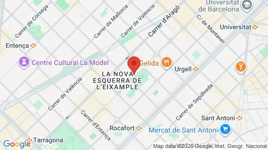 Liikekiinteistöt Vuokrattavana i Barcelona Eixample - Kuva Google Street Viewstä