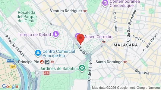 Büros zur Miete i Madrid Moncloa-Aravaca – Foto von Google Street View