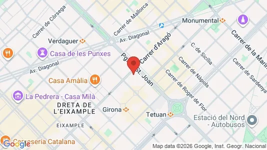 Commercial properties for rent i Barcelona Eixample - Photo from Google Street View
