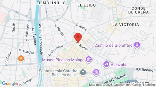 Företagslokaler för uthyrning i Málaga – Foto från Google Street View