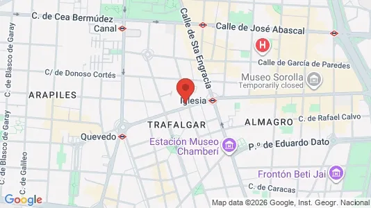 Office spaces for rent i Madrid Chamberí - Photo from Google Street View