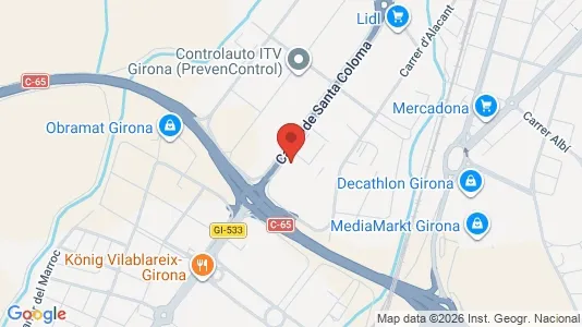 Gewerbeflächen zur Miete i Girona – Foto von Google Street View