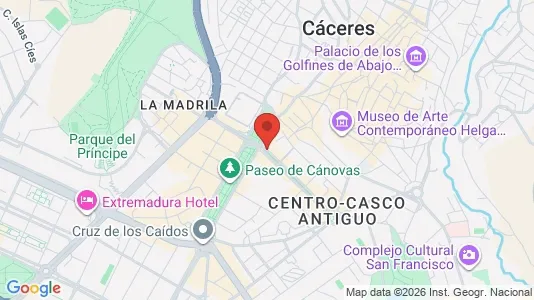 Liikekiinteistöt Vuokrattavana i Cáceres - Kuva Google Street Viewstä