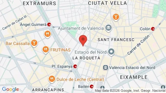 Lokaler til leje i Valencia Extramurs - Foto fra Google Street View