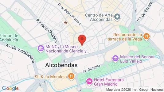 Commercial properties for rent i Alcobendas - kort over placeringen