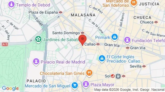 Commercial properties for rent i Madrid Centro - Photo from Google Street View