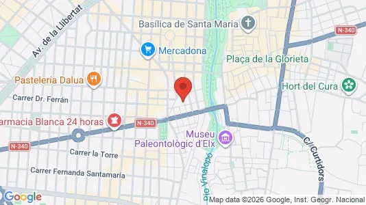 Liikekiinteistöt Vuokrattavana i Elche/Elx - Kuva Google Street Viewstä