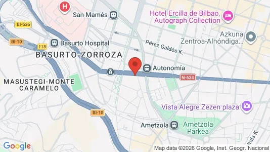 Bedrijfsruimtes te huur i Bilbao - Foto uit Google Street View