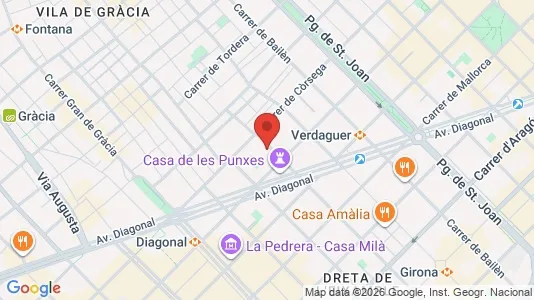 Liikekiinteistöt Vuokrattavana i Barcelona Eixample - Kuva Google Street Viewstä