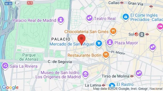 Lokaler til leje i Madrid Centro - Foto fra Google Street View