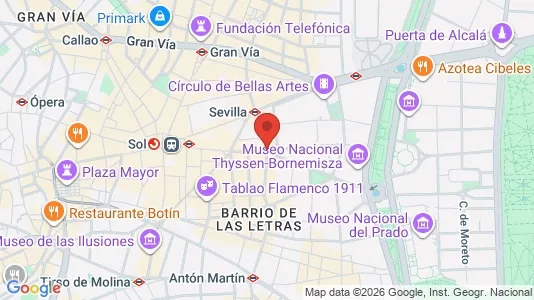 Gewerbeflächen zur Miete i Madrid Retiro – Foto von Google Street View