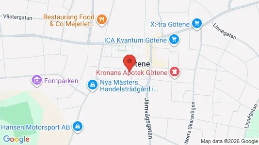 Lokaler til leje i Götene - Foto fra Google Street View