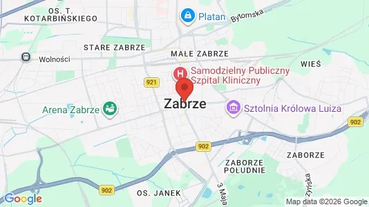 Lager til leie i Zabrze – Bilde fra Google Street View