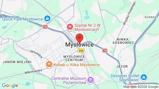 Lager zur Miete i Mysłowice – Foto von Google Street View
