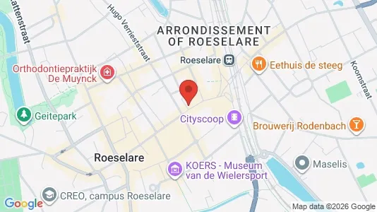 Lokaler til leje i Roeselare - Foto fra Google Street View