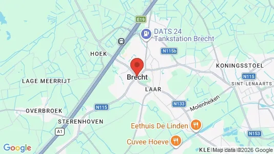 Ravintolat Vuokrattavana i Brecht - Kuva Google Street Viewstä