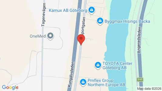 Lager til leie i Göteborg Ø – Bilde fra Google Street View