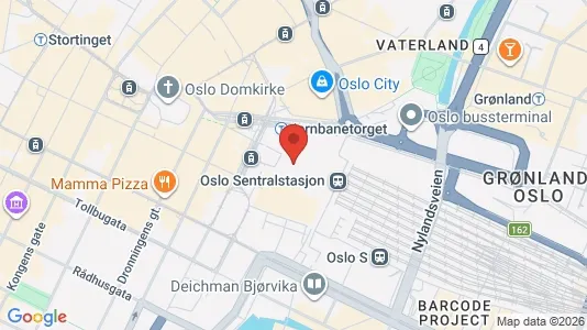 Kontorlokaler til leje i Oslo Sentrum - Foto fra Google Street View