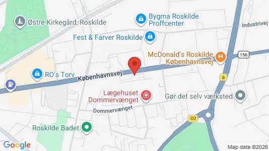 Varastot Vuokrattavana i Roskilde - Kuva Google Street Viewstä