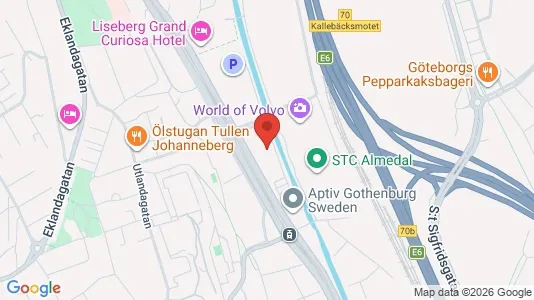 Office spaces for rent i Johanneberg - kort over placeringen