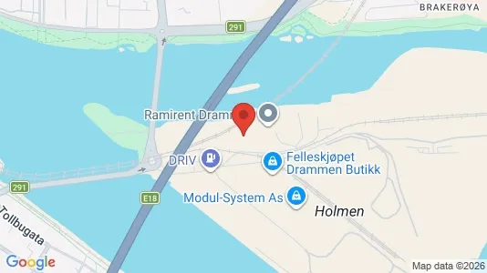 Kontorlokaler til leje i Drammen - Foto fra Google Street View