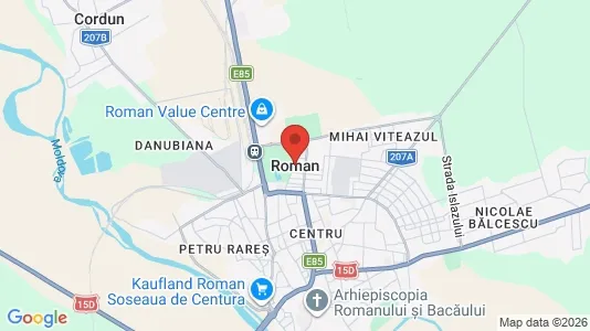 Liikekiinteistöt Vuokrattavana i Roman - Kuva Google Street Viewstä