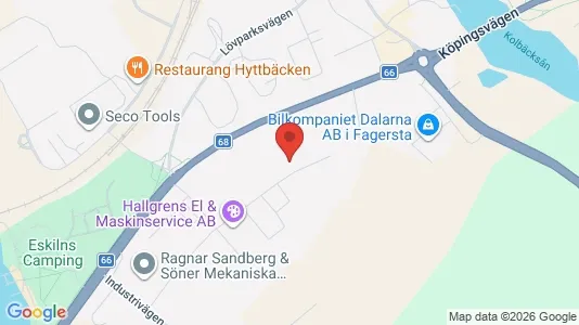 Liikekiinteistöt Vuokrattavana i Fagersta - Kuva Google Street Viewstä