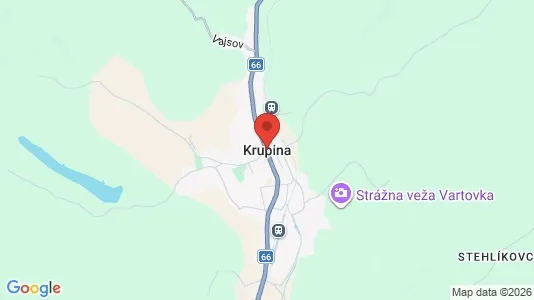 Lokaler til leje i Krupina - Foto fra Google Street View