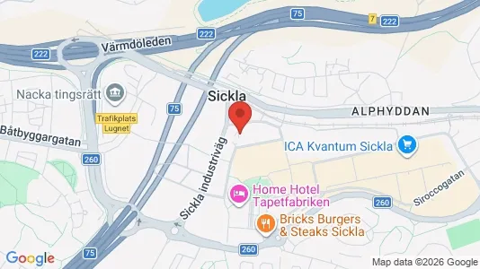 Büros zur Miete i Nacka – Foto von Google Street View