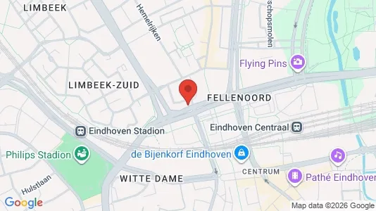 Büros zur Miete i Eindhoven - kort over placeringen
