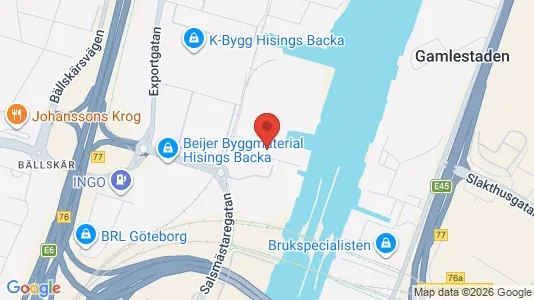 Lager til leie i Göteborg Ø – Bilde fra Google Street View