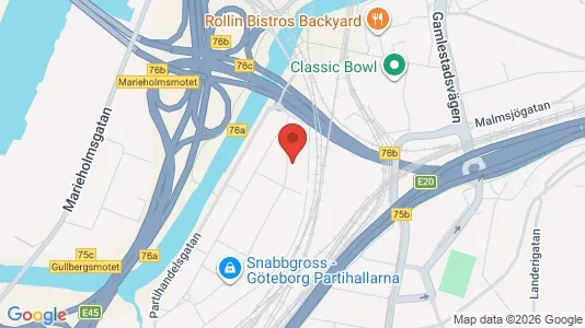 Lagerlokaler för uthyrning i Göteborg Centrum – Foto från Google Street View