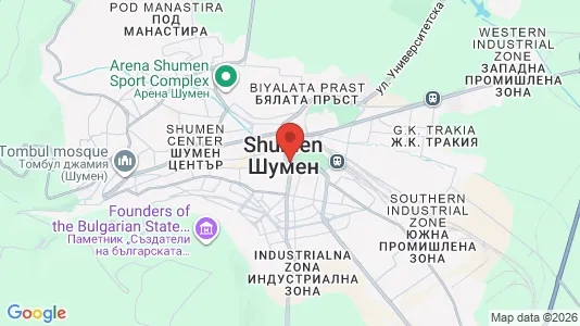 Kaupat Vuokrattavana i Shumen - Kuva Google Street Viewstä
