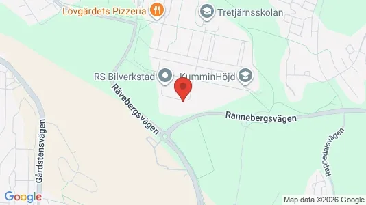 Varastot Vuokrattavana i Angered - Kuva Google Street Viewstä