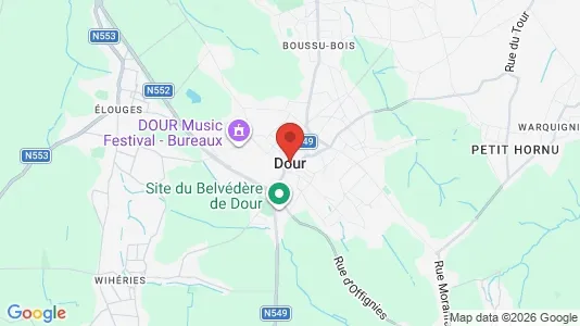 Lokaler til leje i Dour - Foto fra Google Street View