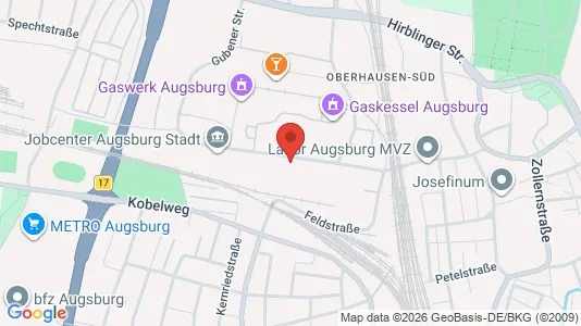 Espacios de oficina En alquiler i Augsburg - Foto de Google Street View