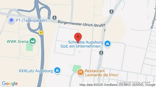 Lagerlokaler til leje i Augsburg - Foto fra Google Street View