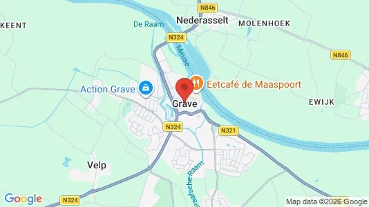 Ladenlokale zur Miete i Grave – Foto von Google Street View