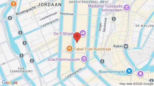 Kontorlokaler til leje i Amsterdam Centrum - kort over placeringen