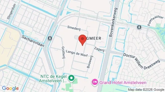 Lokaler til leie i Amstelveen - kort over placeringen