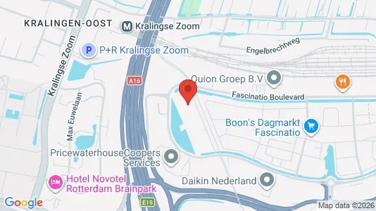 Büros zur Miete i Rotterdam Prins Alexander - kort over placeringen