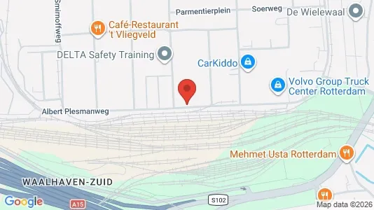 Office spaces for rent i Rotterdam Charlois - kort over placeringen