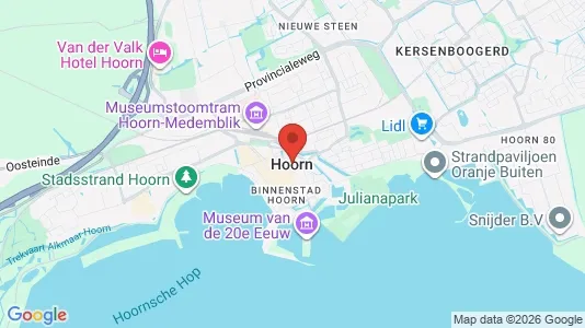 Ladenlokale zur Miete i Hoorn – Foto von Google Street View
