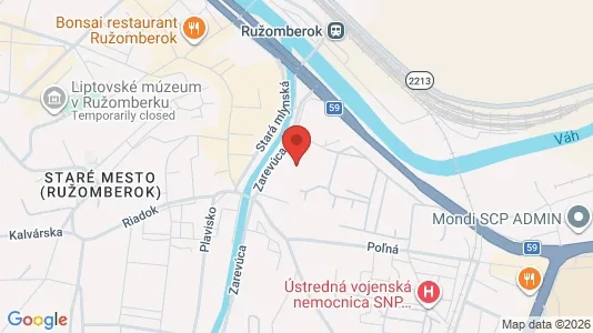 Clinics Vuokrattavana i Prievidza - Kuva Google Street Viewstä
