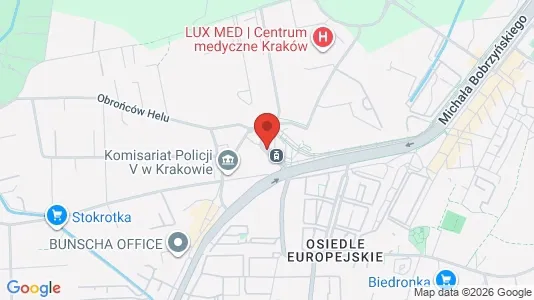 Office spaces for rent i Kraków Podgórze - Photo from Google Street View